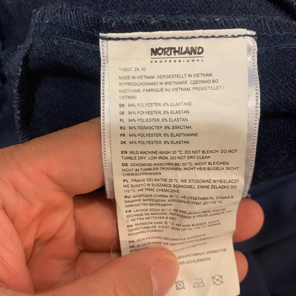 Northland pants, size M-L , 94 % polyester 6% elastane - Picture 7 of 7